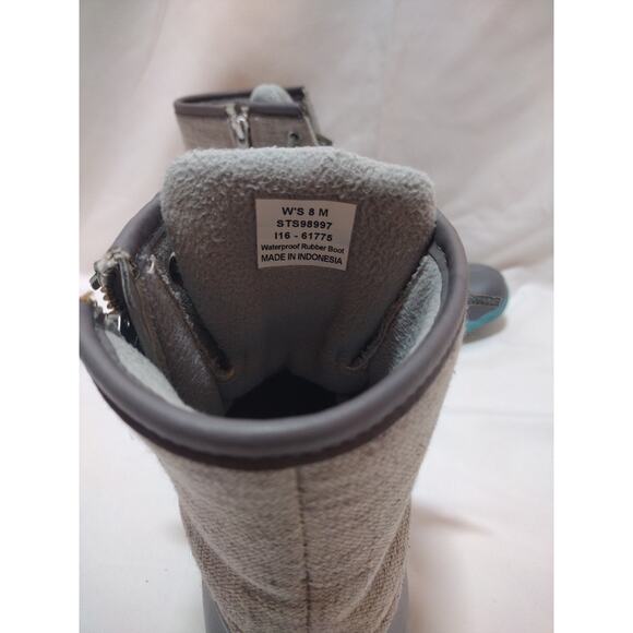 Sperry Saltwater Womens Size 8M STS98997 Blue Gray Duck Boots - Picture 3 of 6